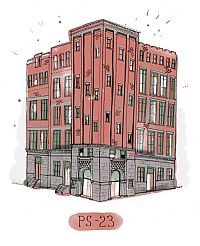 TopRq.com search results: Buildings in New York City, illustration by James Gulliver Hancock