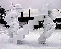 Art & Creativity: snow sculpture