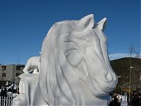 Art & Creativity: snow sculpture