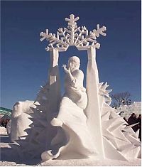 Art & Creativity: snow sculpture