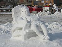 Art & Creativity: snow sculpture