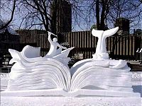 Art & Creativity: snow sculpture