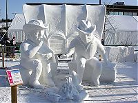 Art & Creativity: snow sculpture