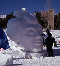 Art & Creativity: snow sculpture