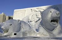 Art & Creativity: snow sculpture