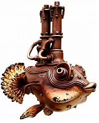 Art & Creativity: steampunk animal creature