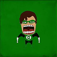 Art & Creativity: Screaming superheroes by Roberto Salvador