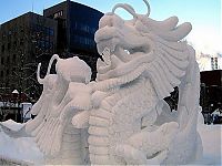 Art & Creativity: snow sculpture