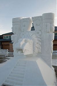 Art & Creativity: snow sculpture