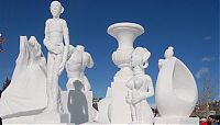 Art & Creativity: snow sculpture