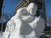 Art & Creativity: snow sculpture