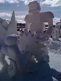 Art & Creativity: snow sculpture