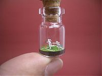 Art & Creativity: A Tiny World in a Bottle project by Akinobu Izumi