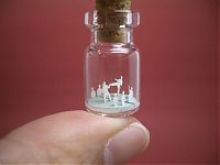 Art & Creativity: A Tiny World in a Bottle project by Akinobu Izumi