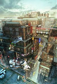 TopRq.com search results: Sci-fi urban environment concepts by Stefan Morrell