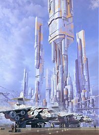 TopRq.com search results: Sci-fi urban environment concepts by Stefan Morrell