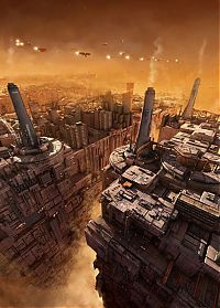 TopRq.com search results: Sci-fi urban environment concepts by Stefan Morrell