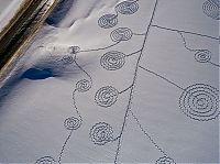 Art & Creativity: snow drawings