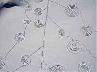 Art & Creativity: snow drawings