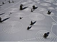 Art & Creativity: snow drawings