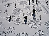 Art & Creativity: snow drawings