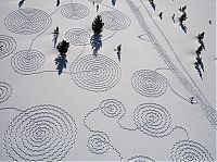 Art & Creativity: snow drawings