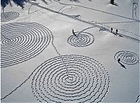 Art & Creativity: snow drawings