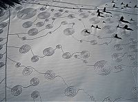 Art & Creativity: snow drawings