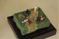 Art & Creativity: miniature diorama violent model scene