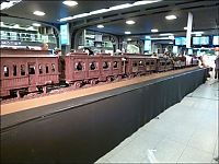 TopRq.com search results: Chocolate train food art, Brussels, Belgium