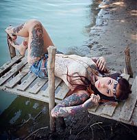 Art & Creativity: tattoo girl