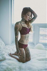 Art & Creativity: tattoo girl