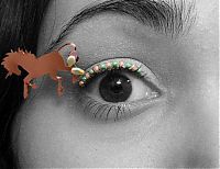 Art & Creativity: eye makeup detail