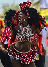 Art & Creativity: Rio carnival parade girls 2013, Rio de Janeiro, Brazil