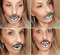 Art & Creativity: Lip makeup by Sandra Holmbom