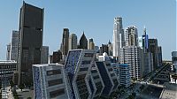 Art & Creativity: 3D minecraft skyscraper city