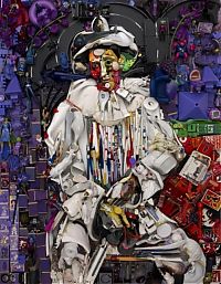 Art & Creativity: Anamorphosis portrait art by Bernard Pras