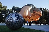 Art & Creativity: Skywhale hot-air balloon sculpture by Patricia Piccinini