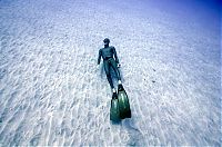 Art & Creativity: One Ocean One Breath freediving collaboration by Eusebio And Christina Saenz De Santamaria