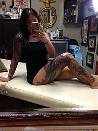 Art & Creativity: tattoo girl