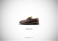 Art & Creativity: Famous shoes project by Federico Mauro