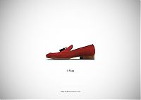 Art & Creativity: Famous shoes project by Federico Mauro