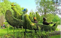 Art & Creativity: Montreal International Mosaicultures 2013 Show Exhibition, Montreal Botanical Garden, Quebec, Canada