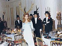 Surrealist Ball at Ferrières, 1972, Château de Ferrières, France