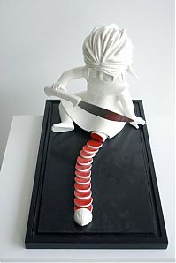 Art & Creativity: Gore porcelain sculptures by Maria Rubinke