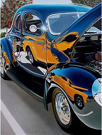 Art & Creativity: Photorealistic antique classic cars by Cheryl Kelley