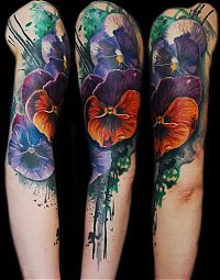 Art & Creativity: watercolor tattoo