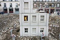 TopRq.com search results: Follow the Leaders, A Corporate City in Ruins by Isaac Cordal, Place du Bouffay, Nantes, France