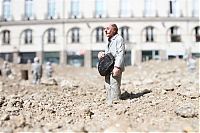 Art & Creativity: Follow the Leaders, A Corporate City in Ruins by Isaac Cordal, Place du Bouffay, Nantes, France