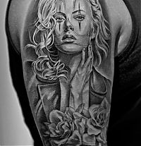 Art & Creativity: Black and Gray tattoos by Jun Cha